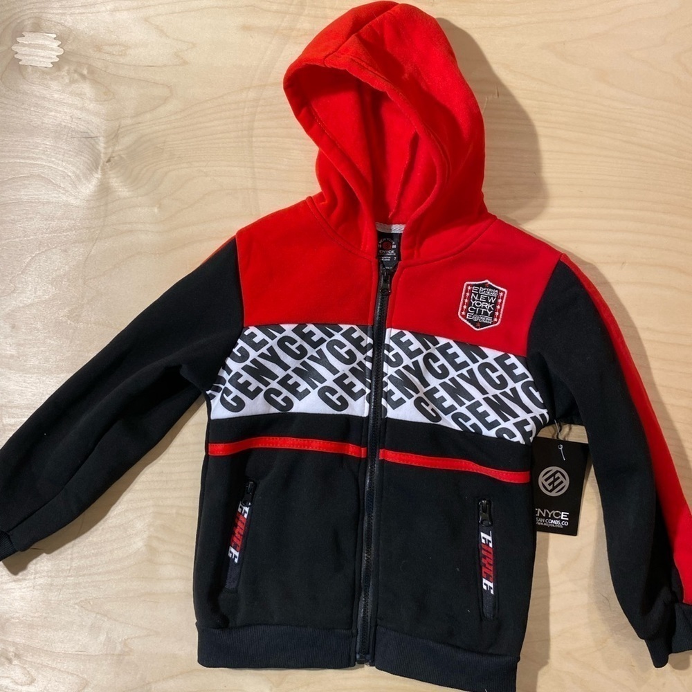 Enyce Hooded Zip Front Jacket Size 7 (HR)